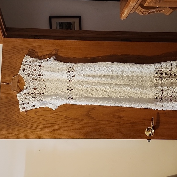 Nordstrom Brand- Lauren Lace Overlay Dress - Picture 2 of 8